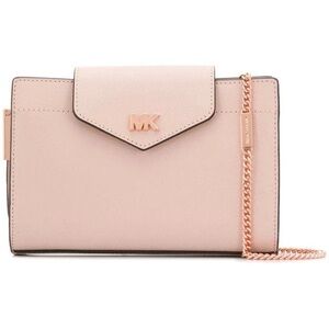 Rare Authentic Michael Kors Crossgrain Leather Crossbody Clutch